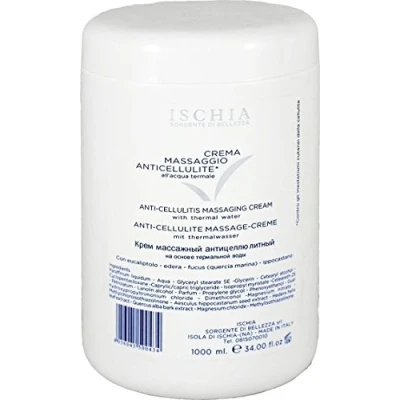 Immagine di ISB Crema MASSAGGIO ANTICELLULITE 1000 ml a base di Acqua Termale dell&#039;Isola d&#039;Ischia