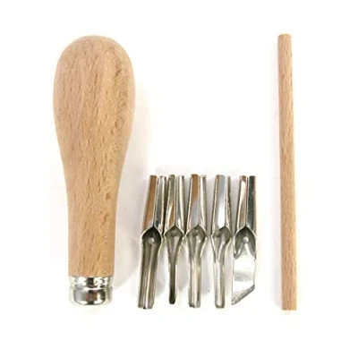 Immagine di ABIG QAQLCS Set da taglio lino, in legno, L&#039;imballaggio può variare