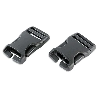 Immagine di Tatonka SR Buckle 25mm Qa (1 Pair), con Fibbia Unisex Adulto, Nero, 25 mm