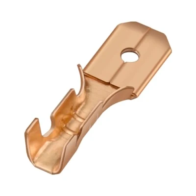 Immagine di Heschen, terminali a crimpare picco, connettori crimpare, 6,3 mm, non isolati, 100 pezzi