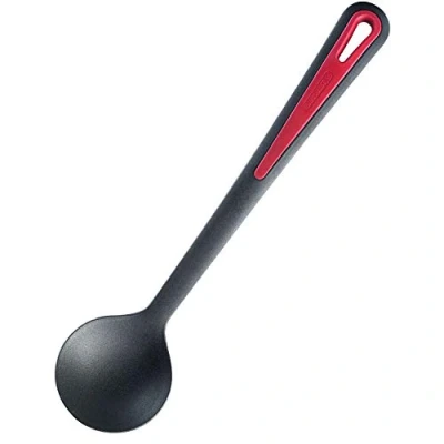 Immagine di Westmark Cucchiaio per verdure e wok, Termo resistente fino a 270 C, PPA, Lunghezza: 31,5 cm, Gallant Plus, Nero/Rosso, 29652275