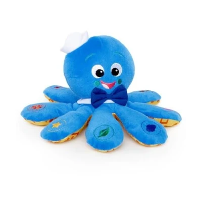 Immagine di Baby Einstein Octoplush Animale di peluche musicale abbracciabile, impara i colori in 3 lingue, blu, Età a partire da mesi