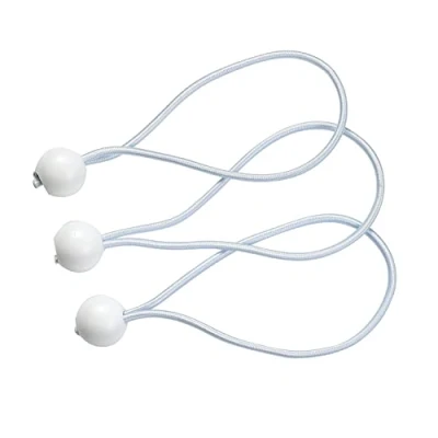 Immagine di perdix 25 elastici con sfera, 19 cm, colore bianco, per striscioni, teloni, tende (estensibili, tenditori in gomma, tenditori, gommini gomme tendaggi)