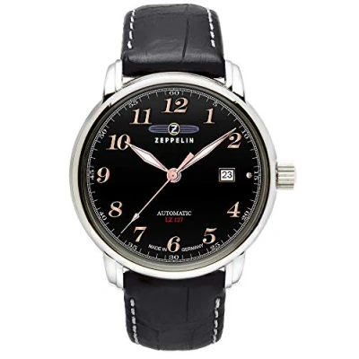 Immagine di Zeppelin Orologio Analogico Automatico Uomo con Cinturino in Pelle WM JA005 MT