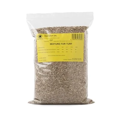 Immagine di R&amp;R SHOP Semi per Prato Resistente, Loietto, Crescita Rapida e Calpestabile, Adatto a tutti i tipi di Terreno (5Kg 200mq)