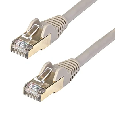 Immagine di StarTech.com Cavo di rete Ethernet RJ45 CAT6a da 10m Grigio in rame Network (6ASPAT10MGR)