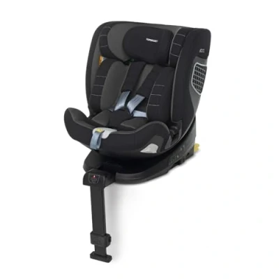 Immagine di Foppapedretti Seggiolino Auto FP360 I Size, Seduta Girevole a 360, per bambini da 40 150 cm di altezza, 0 12 anni, conforme ECE R129, Fissaggio Dualfix (Isofix e non), Safe Body Protection, Nero