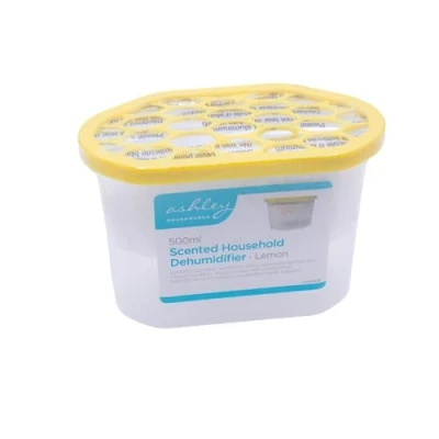 Immagine di HomeZone®, deumidificatore per interni usa e getta, profumato al limone, rimuovere la condensa, assorbe l&#039;umidità, muffa umida in casa, cucina, guardaroba, camera da letto