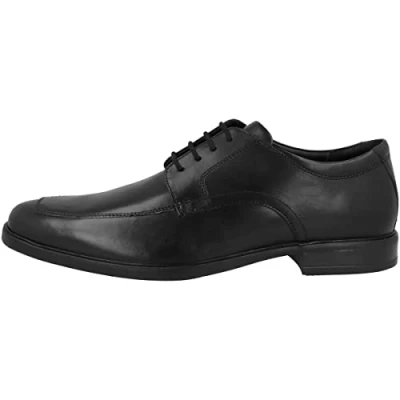 Immagine di Clarks Howard Apron, Scarpe con Lacci Uomo, Pelle Nera, 39.5 EU