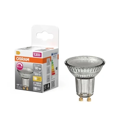 Immagine di OSRAM 4099854456978 Lampada riflettore a LED ERP E (A G) GU10 6.9 W Bianco caldo (Ø x A) 50.00 mm 1 pz.