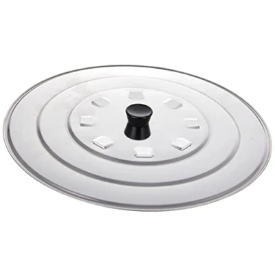 Immagine di Metaltex Coperchio Cucina, Acciaio Inossidabile, Argento, 32 cm