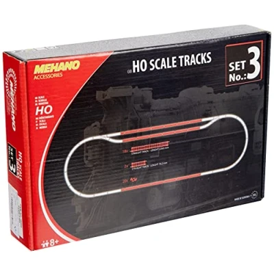 Immagine di Mehano F103 Set Binari 3, 40 Pezzi, Scala H0