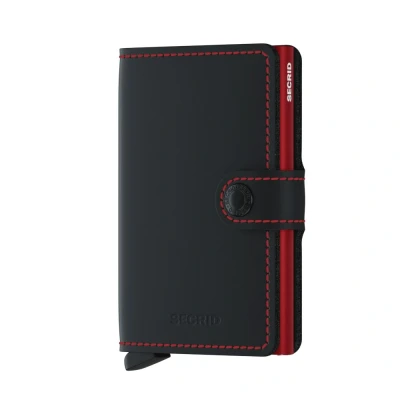 Immagine di Secrid Miniwallet Matte Black &amp; Red Incisione gratuita