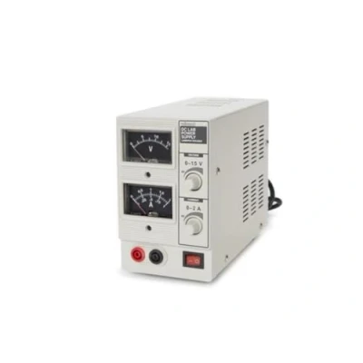Immagine di Velleman Alimentatore Lab, regolabile, 0 15 VDC/0 2 A, limite di corrente, protezione da cortocircuito, analogico, grigio