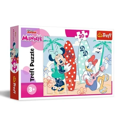 Immagine di Trefl Disney, Minnie a Colori 30 Pezzi Puzzle Colorato con gli Eroi della Fiaba, Intrattenimento Creativo, Gioco per Bambini Partire dai 3 anni, Multicolore, 18302