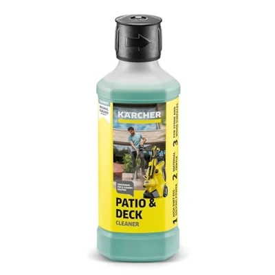 Immagine di Kärcher detergente Concentrato per esterni RM 564, la pulizia delicata di balconi e terrazze in legno pietra. 500 ml concentrato, 5 l se diluito.