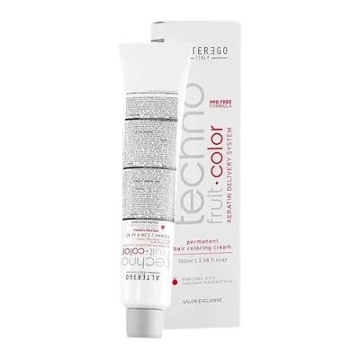 Immagine di Alterego Techno Fruit Color 9/1 Keratin system PPD free 100ml Biondo Chiaro Cenere 1:1/2