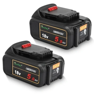 Immagine di 2X Waitley DCB184 5.0Ah Batteria per Dewalt 18V DCB182 DCB183 Max XR tensile elettrico senza fili