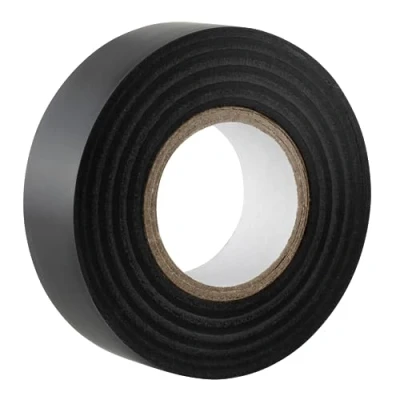Immagine di Gocableties Nastro isolante nero 19 mm x 20 m Robusto ed autoadesivo Per proteggere, unire e riparare cavi 1 rotolo