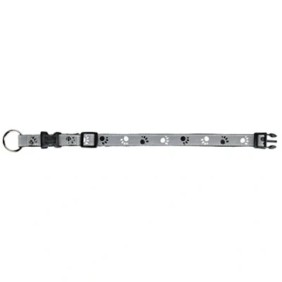 Immagine di TRIXIE Silver Reflect Tracolla per Collo, Colore: Nero/Grigio, Large