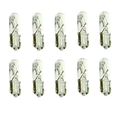 Immagine di CARALL 10 Pezzi di Lampadine Alogene 12V Per Auto (T5 W1,2W 1,2W)