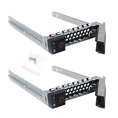 Immagine di Heretom DXD9H Vassoio per Disco Rigido SAS/SATA da 2,5&quot; Tray Caddy Dell Gen14 Server R340 R440 R640 R740 R740xd R840 R940 R940xa R6415 R6525 R7415 R7425 R7525+ 4 viti