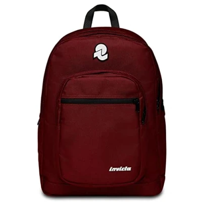 Immagine di Invicta Jelek Plain E Tempo Libero Doppio Scomparto Tasca P Zaino per bambini, Taglia: One Size, Porpora