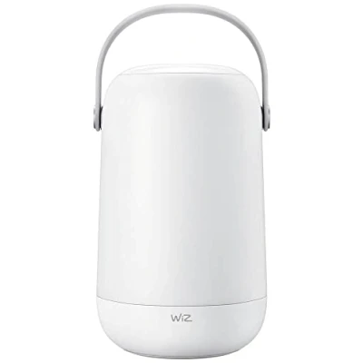 Immagine di WiZ Lampada portatile Smart WiFi, Luce Bi Zona Colorata, Batteria da 90mA, Bianca, Tecnologia SpaceSense, Controllo Vocale (Alexa, Apple HomeKit, Google Home)