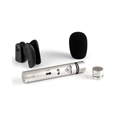 Immagine di Behringer B 5 Microfono a condensatore da studio con diaframma dorato e 2 capsule intercambiabili