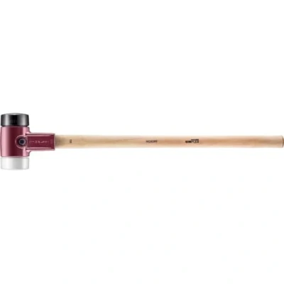 Immagine di Simplex 3027.100 Martello da proposta, composizione in gomma super plastica, con alloggiamento ghisa malleabile e manico hickory, diametro 100 mm