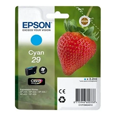 Immagine di Epson Cartuccia T2982, 29 Originale Ciano C13T29824012