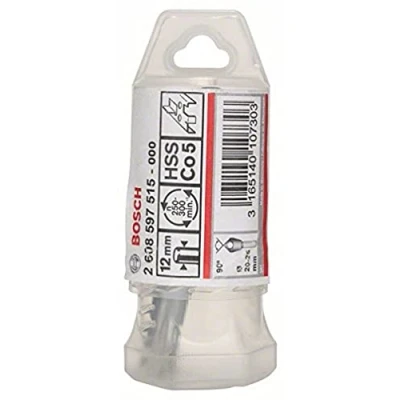 Immagine di Bosch Accessories Power Tools 2608597515 Svasatore con foro trasversale 25 mm HSS E Alberino cilindrico 1 pz.