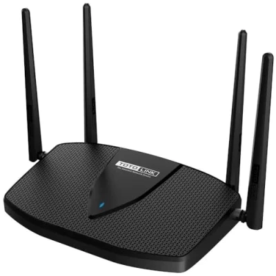 Immagine di Totolink X5000R Router WLAN WiFi 6 AX1800 Dual Band (WPA3, MU MIMO, OFDMA, IPv6, QoS,4X Gigabit LAN Port, 4 Antenne Esterne, Ethernet 10/100/1000 Mb/s)