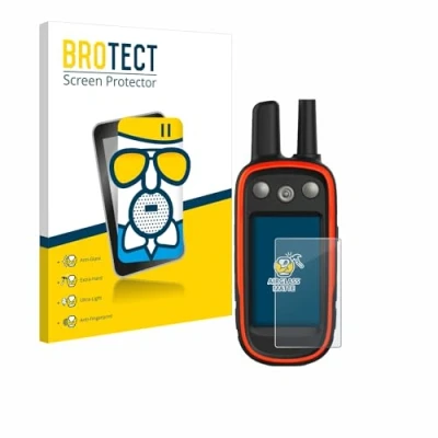 Immagine di brotect Pellicola Vetro Opaca per Garmin Atemos 100 Protezione Schermo [Anti Riflesso, Durezza 9H]