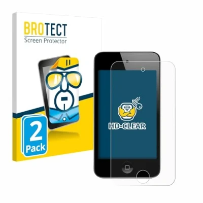 Immagine di brotect Pellicola Protettiva per Apple iPod Touch (4a Gen.) Protezione Schermo (2 Pezzi) [Trasparente, Anti Impronte]