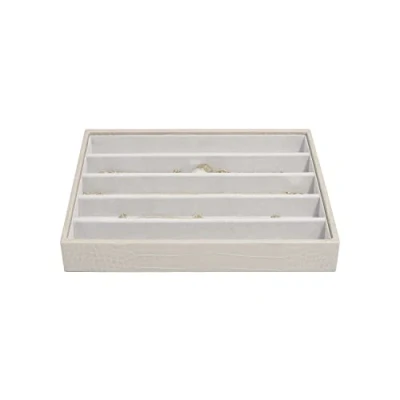 Immagine di Stackers Putty Croc Portagioie classico con strato medio