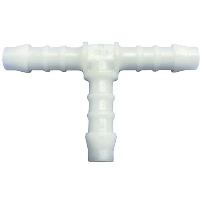 Immagine di Norma normaplast sv terminale di Raccordo dentellato, a T, Ts6, in resina bianca