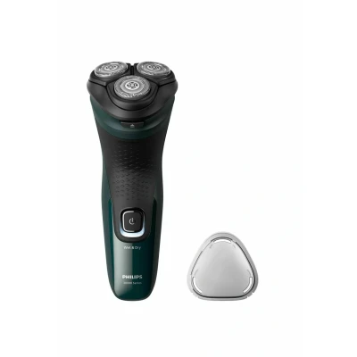 Immagine di Philips rasoio elettrico serie 3000x Wet &amp; Dry per uomo colore Deep Black, con tecnologia SkinProtect, rifinitore a scomparsa, ergonomico (modello X3001/00)