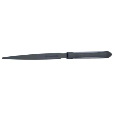 Immagine di MAUL Tagliacarte 21,3 x 1,5 1 cm, in acciaio inox con impugnatura gommata, per aprire le buste, moderno la casa e l&#039;ufficio, nero