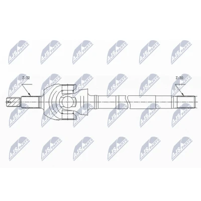 Immagine di NTY NPW CH 122 Albero Cardanico Assale anteriore Dx JEEP: WRANGLER 3