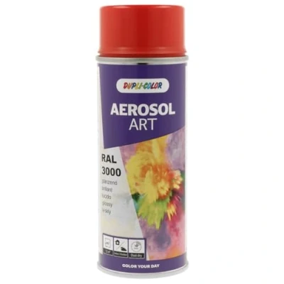 Immagine di Dupli Color 732959 Aerosol Vernice Spray Art, 400 ml, RAL 3000 Rosso Fuoco Lucido