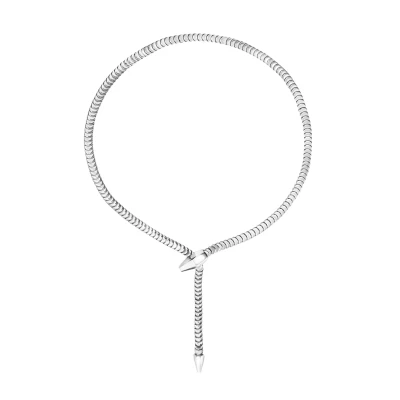 Immagine di Breil Gioiello TJ3835 collezione HYPNOTIC, COLLANE da DONNA in ACCIAIO colore ARGENTO misura 50 con SENZA PIETRE