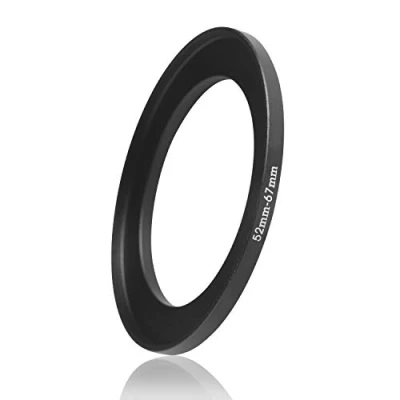 Immagine di Ares Foto® STEP UP Filter Adapter, anello adattatore del filtro, In alluminio fresato a CNC (52mm 67mm)