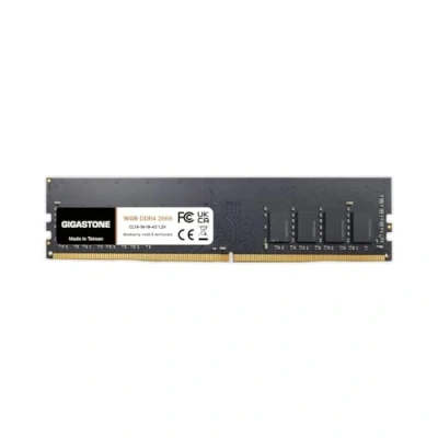 Immagine di [RAM DDR4] Gigastone Desktop RAM 16GB DDR4 2666MHz PC4 21300 Unbuffered Non ECC 1.2 V CL19 UDIMM di Memoria 288 Pin per Desktop, Computer (SOLO Desktop)