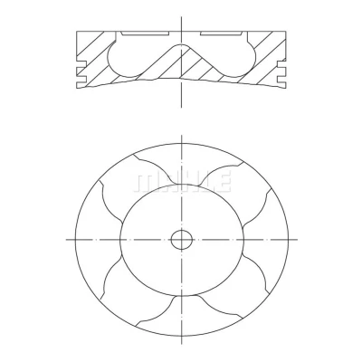 Immagine di Pistone MAHLE 213 PI 00102 000