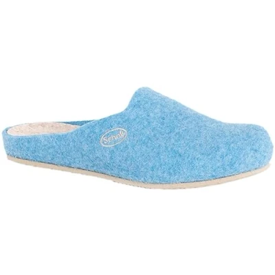 Immagine di Scholl LAYE Pantofole, Donna, Taglia: 35, Light blue Lana