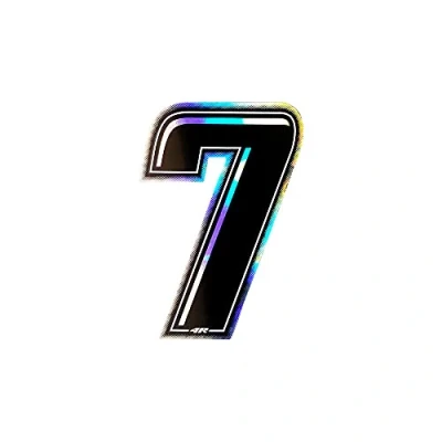 Immagine di 4R Quattroerre.it 13247 Numero Racing 7, Nero