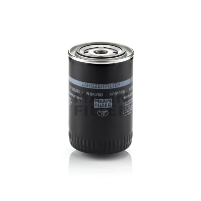 Immagine di MANN FILTER W 940/50 Filtro olio 3/4 16 UNF con una valvola blocco arretramento ad avvitamento AUDI: A4 B5 Avant, Sedan