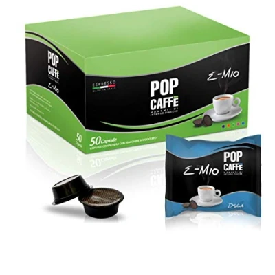 Immagine di 50 CAPSULE POP CAFFE&#039; E MIO 4 DECAFFEINATO COMPATIBILI LAVAZZA A MODO