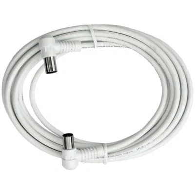 Immagine di Axing antenna Cavo [1x Spina 75 Ω 1x Presa Ω] 2.50 m 85 dB Bianco
